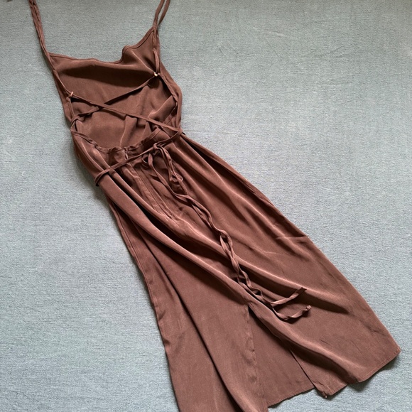Anemos Mini Dress in dark brown small - Picture 5 of 7